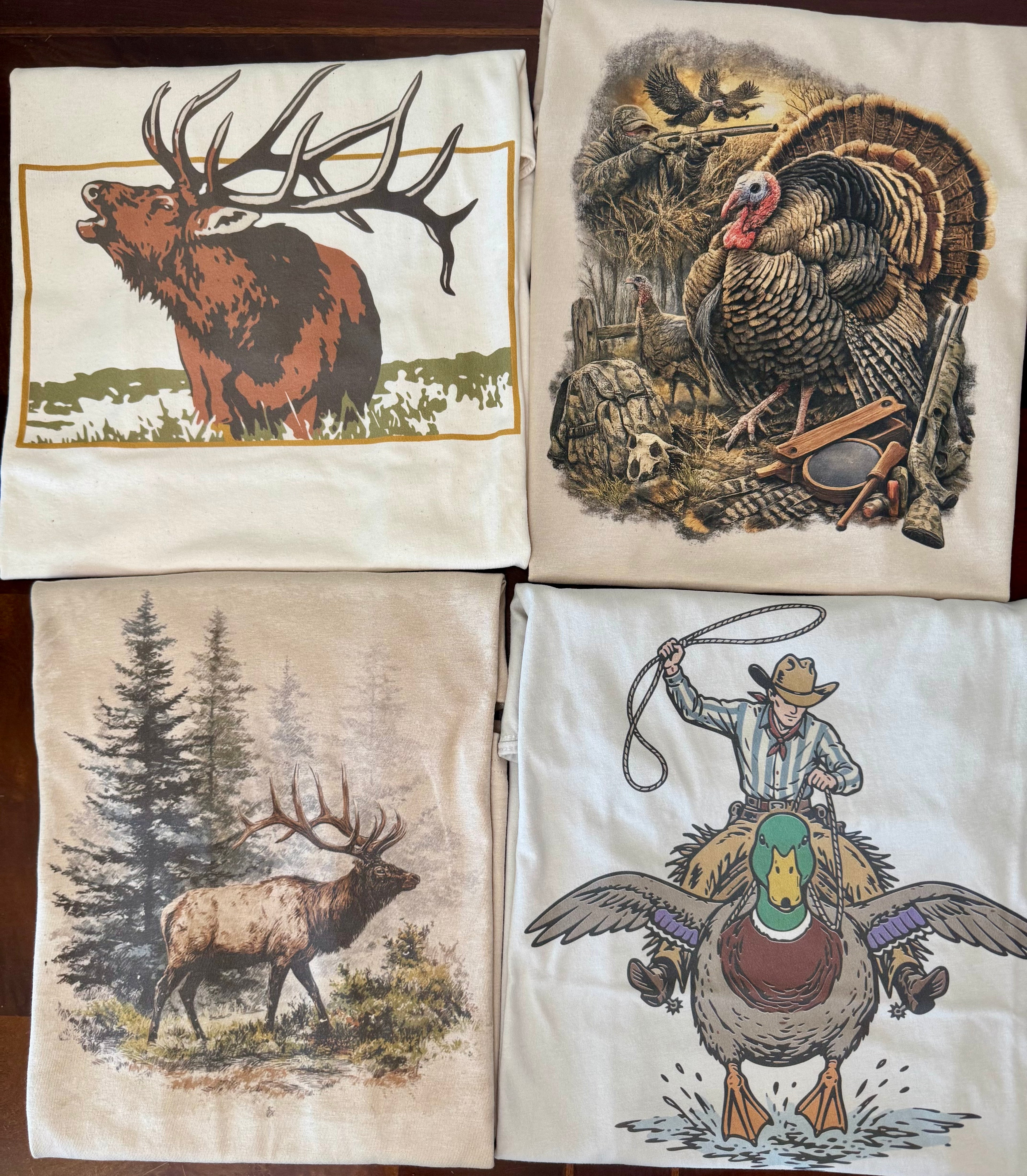 Turkey Hunting Scene Tshirt