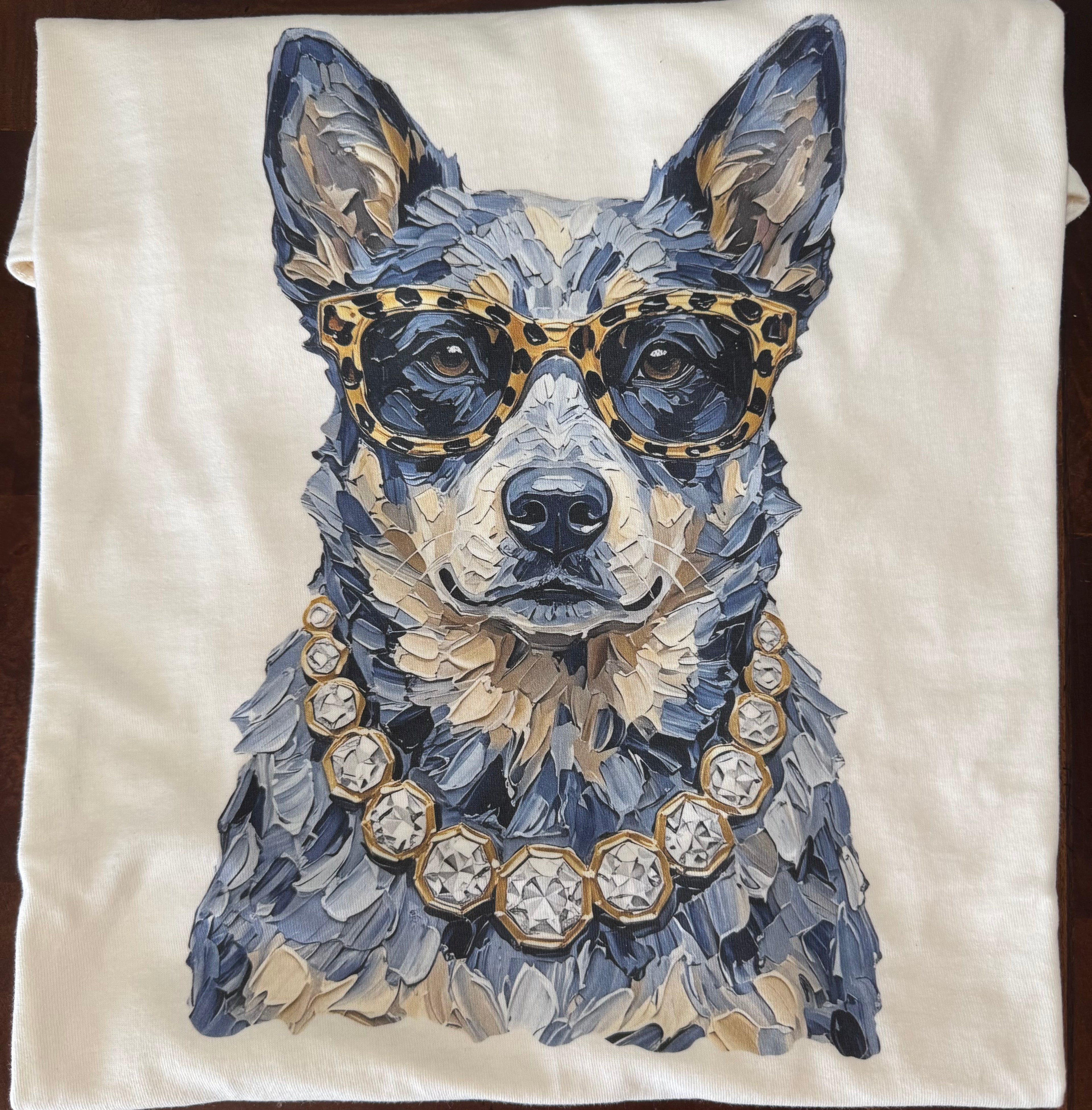 Mrs. Boujee Blue Heeler Tshirt