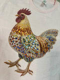 Faux Rhinestone Chicken Children’s Tshirt