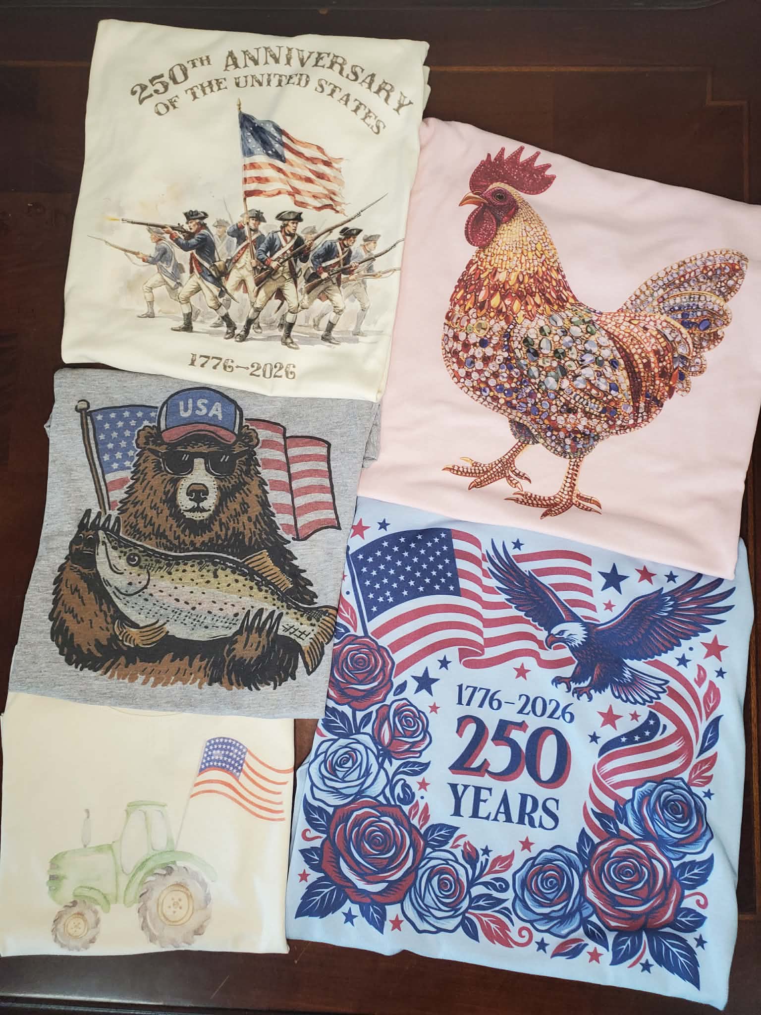 250th Anniversary of the United States Adult Tshirt