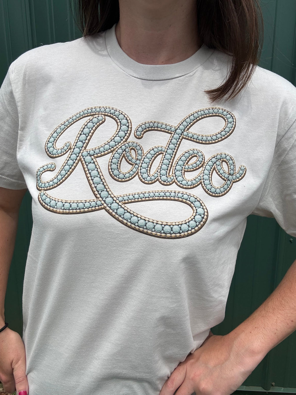 Turquoise Rodeo Adult Tshirt