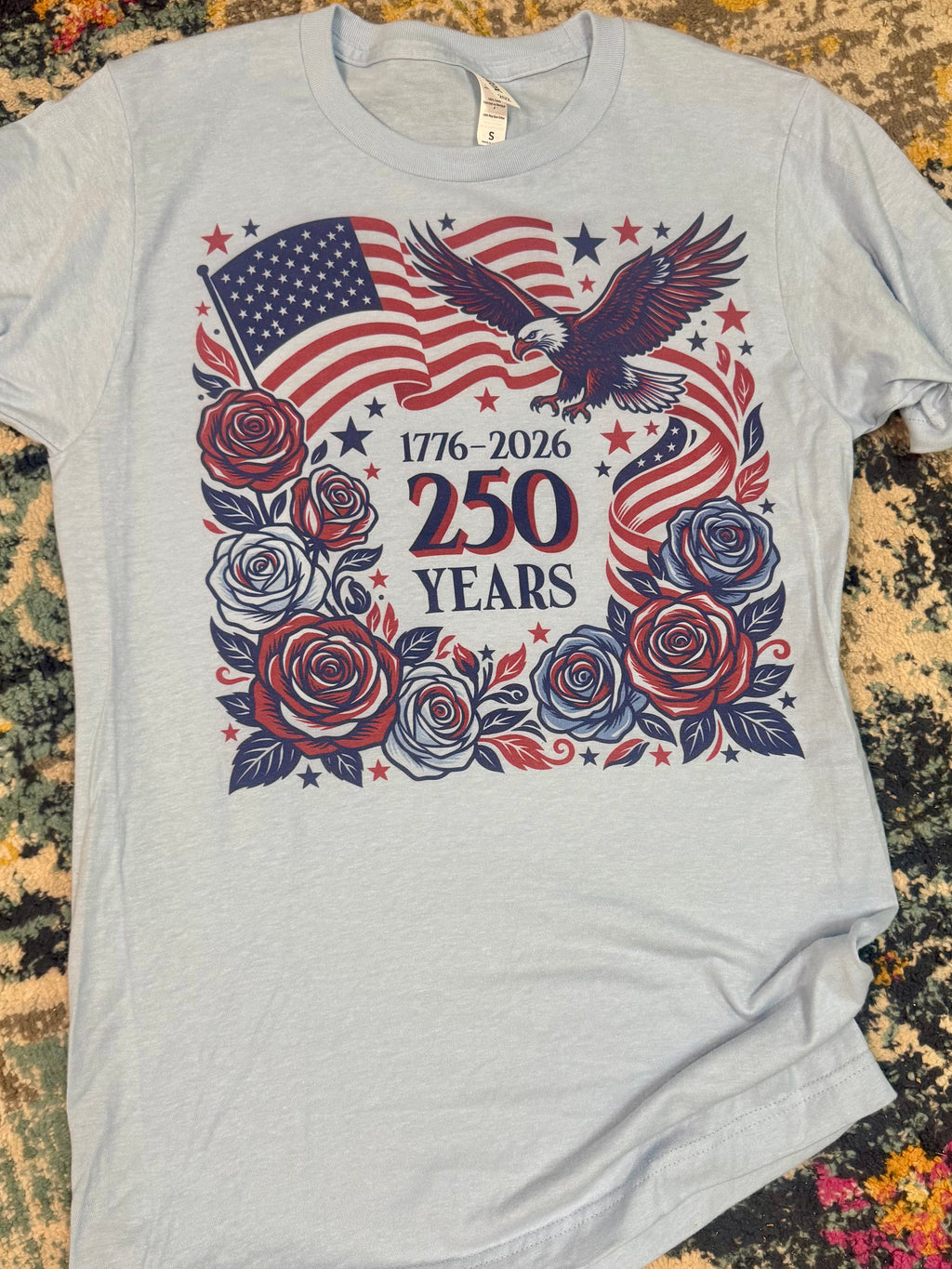 1776-2026 Floral 250 Years Children’s Tshirt